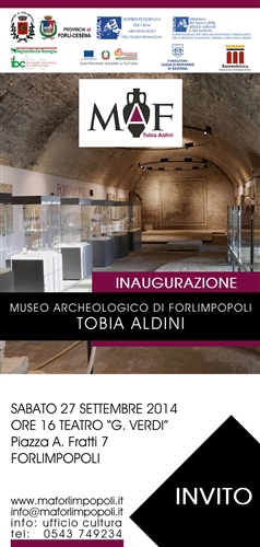 INAUGURAZIONE MUSEO ARCHEOLOGICO DI FORLIMPOPOLI